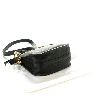 Chloe Grained Calfskin Nano Hayley Hobo Black 4 of 7