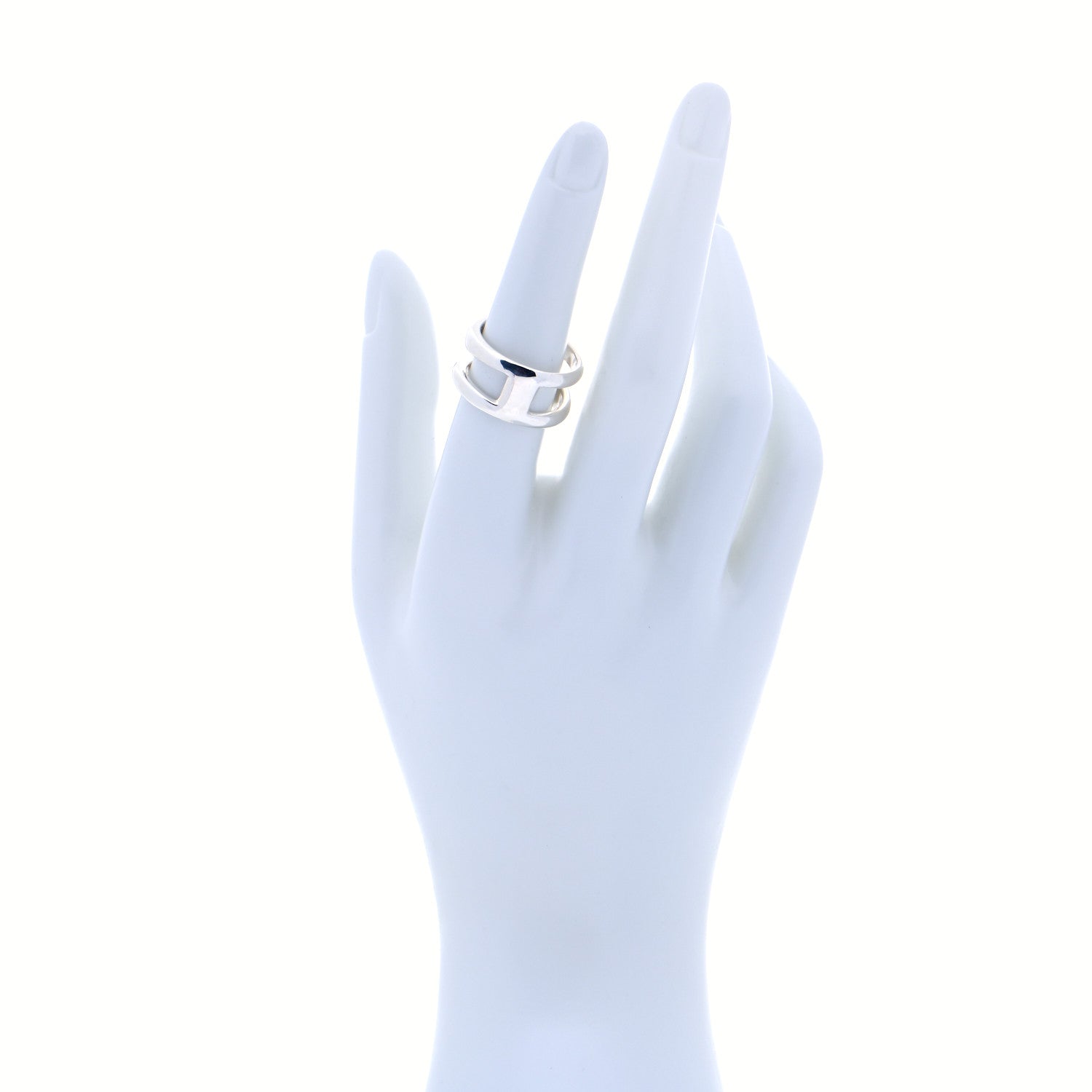 Tiffany Sterling Silver Zig Zag Ring 54 7 2 of 5