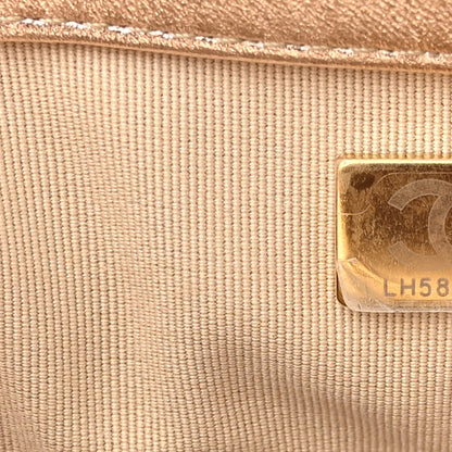 Chanel Metallic Lambskin Quilted Medium Chanel 19 Flap Gold 7 of 10