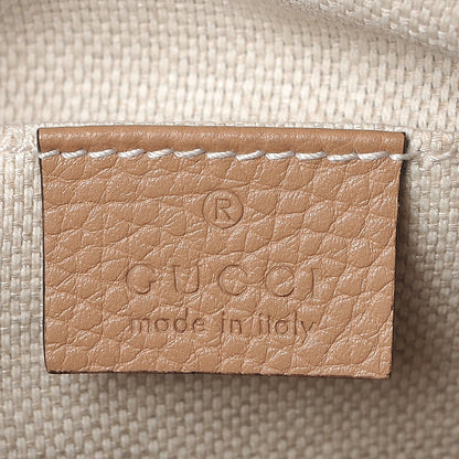 Gucci Pebbled Calfskin Small Soho Disco Bag Camelia 6 of 10