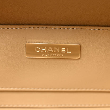 Chanel Lambskin Quilted Coco Click Bag Dark Beige 6 of 11