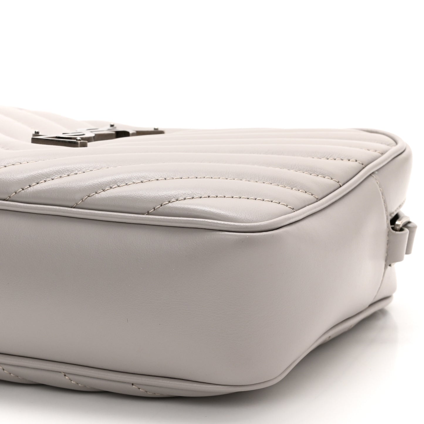 Calfskin Matelasse Monogram Lou Camera Bag Granite
