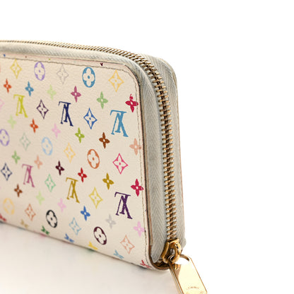 Louis Vuitton Monogram Multicolor Zippy Wallet White Litchi 12 of 12