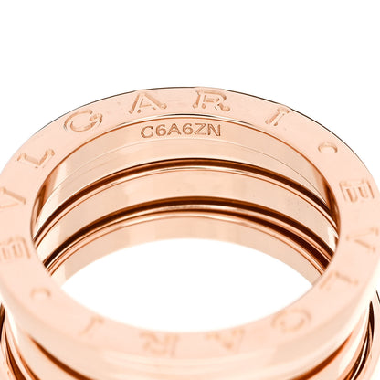 Bulgari 18K Rose Gold B.Zero1 Three-Band Ring 50 5.25 5 of 5