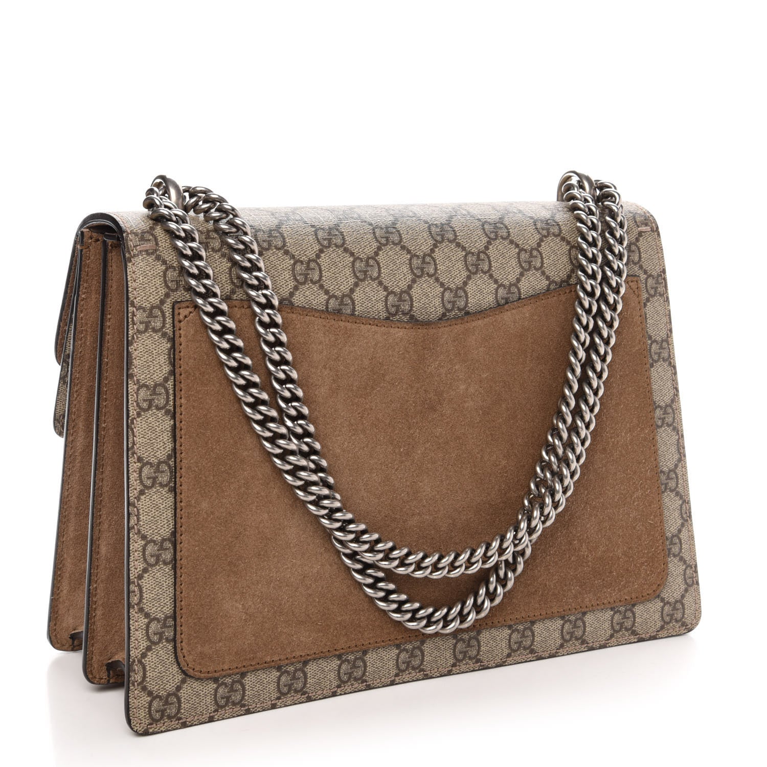 Gucci GG Supreme Monogram Medium Dionysus Shoulder Bag Taupe 4 of 12