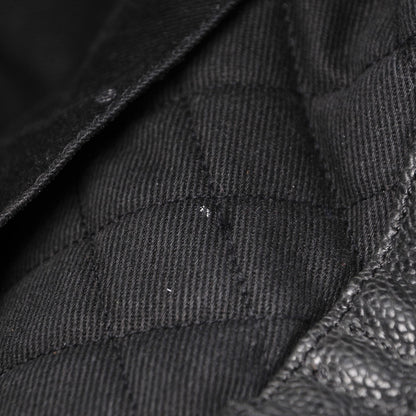 Chanel Distressed Caviar Outdoor Tote Black 11 of 16