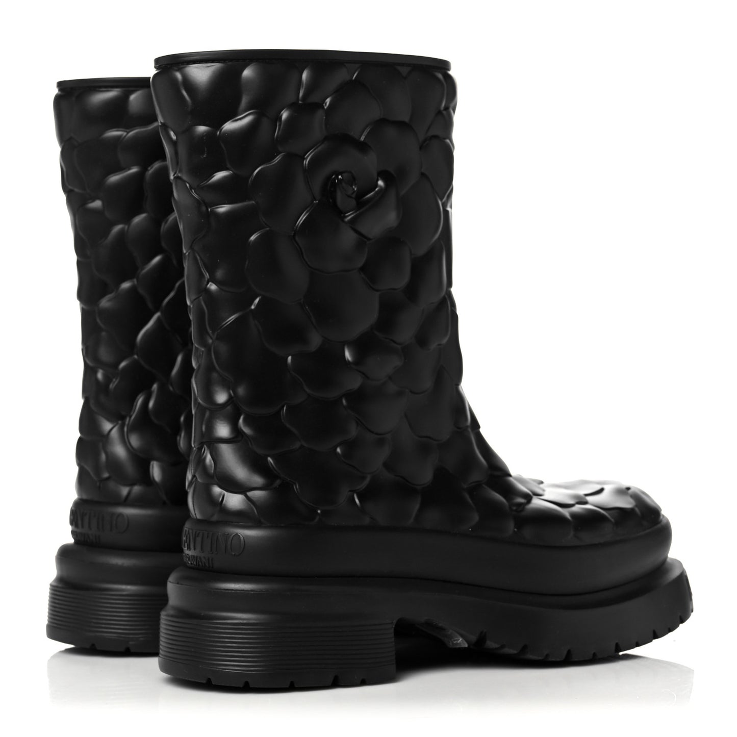 Rubber Atelier 03 Rose Edition 30/50mm Short Rainboots 40 Black
