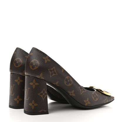 Louis Vuitton Monogram Madeleine Pumps 37 4 of 8