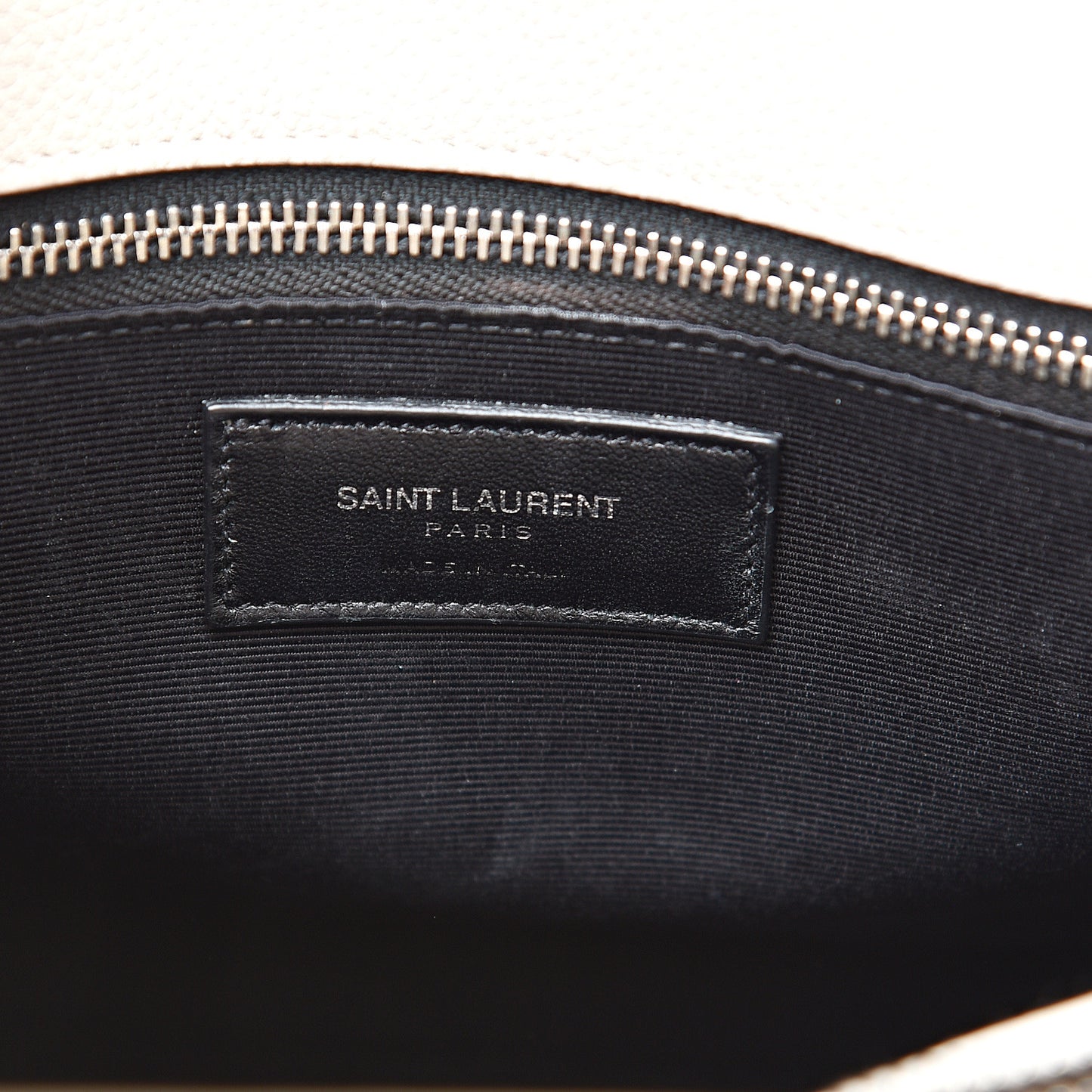 Grained Calfskin Small Sac De Jour Dove White