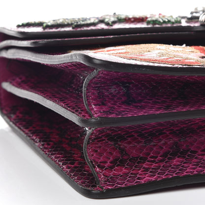 Gucci Elaphe Dragon Embroidered Medium Dionysus Shoulder Bag Violet Cyclamen Multicolor 5 of 9
