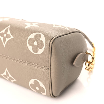 Louis Vuitton Empreinte Monogram Giant Speedy Bandouliere 20 Creme Beige 8 of 8