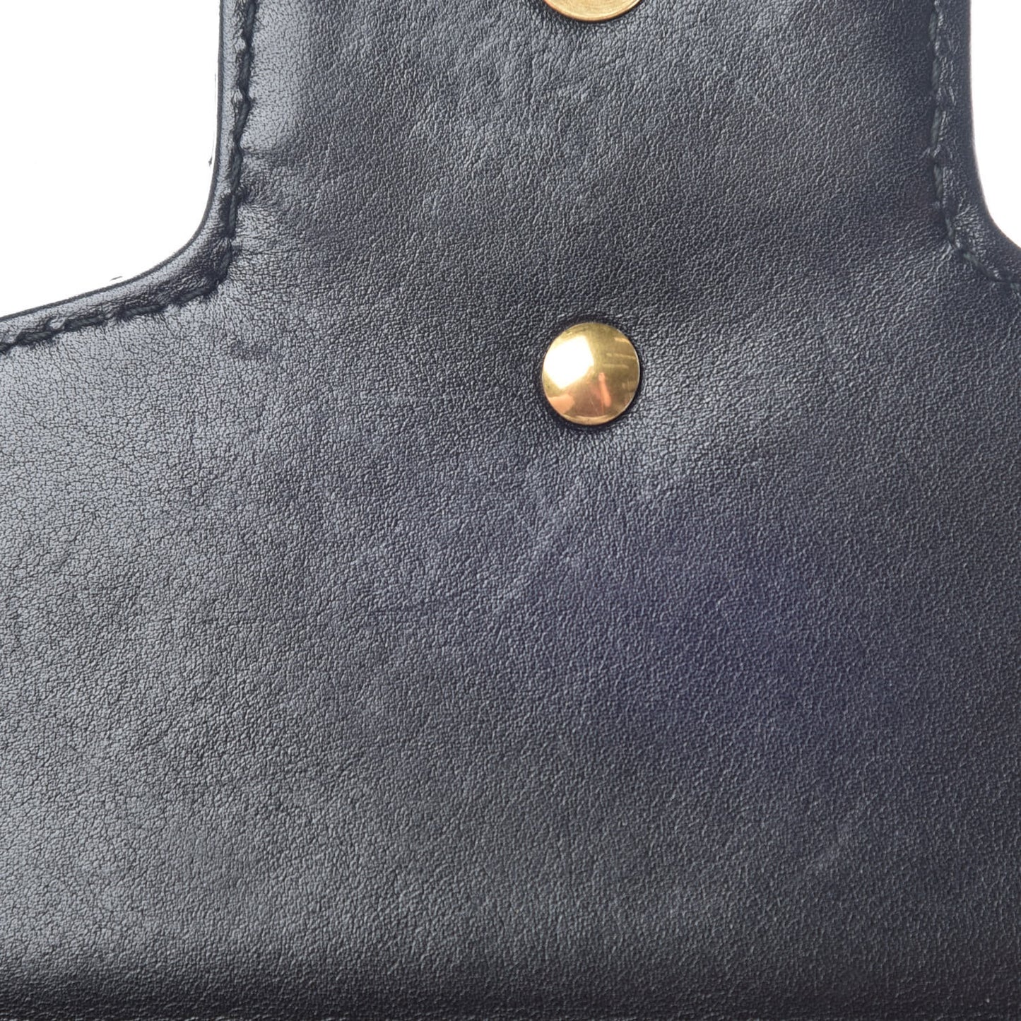 Calfskin Matelasse Mini GG Marmont Chain Wallet Black