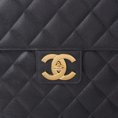 Chanel Caviar Quilted Briefcase Laptop Bag Black 10 of 10