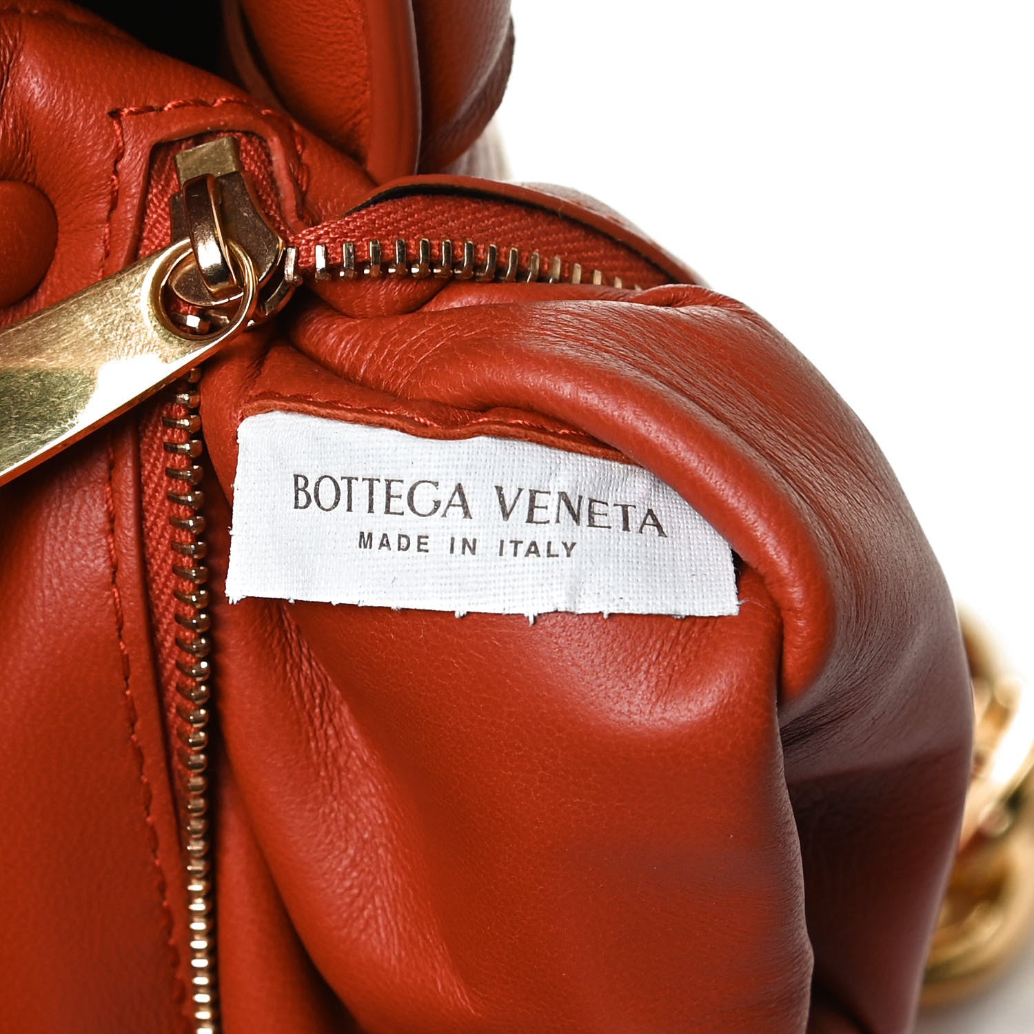 Bottega Veneta Lambskin Maxi Intreccio Padded Chain Cassette Crossbody Bag Maple 6 of 17