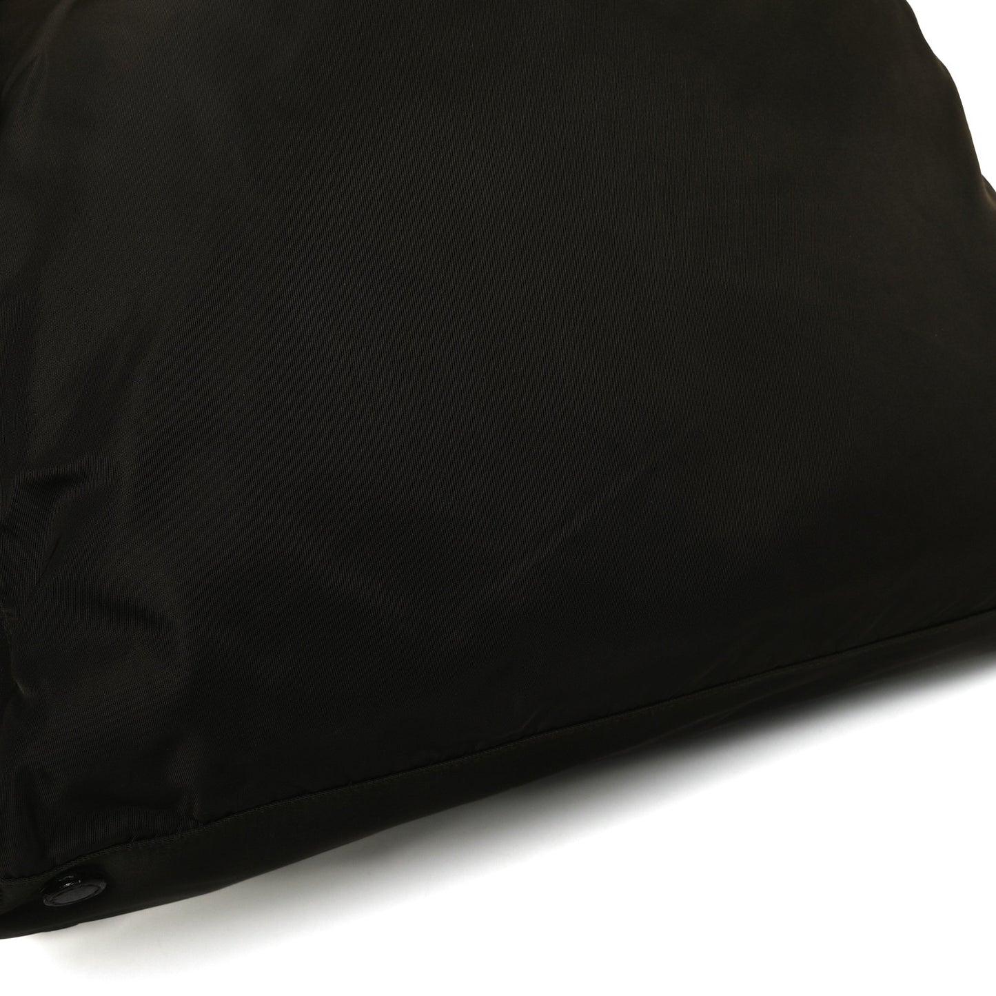 Tessuto Nylon Soft Calfskin Tote Dark Brown