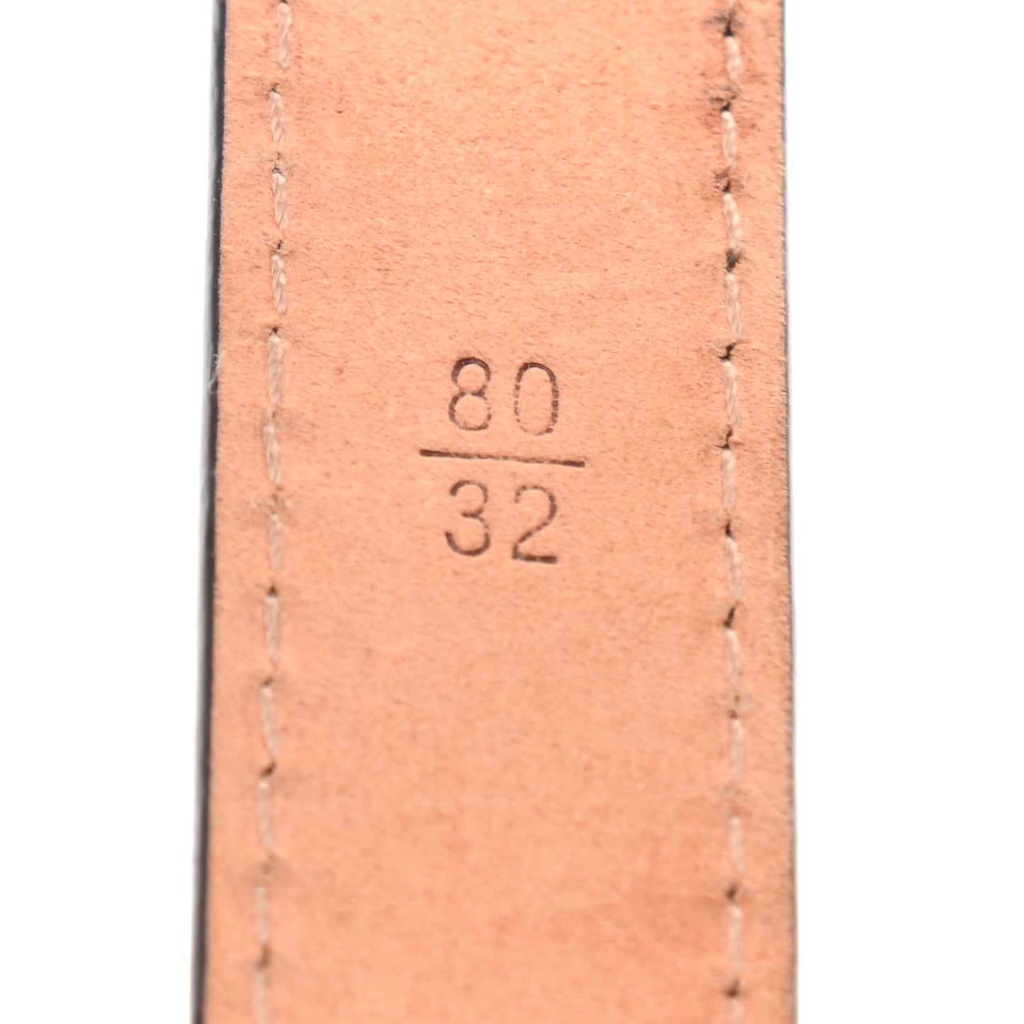 Monogram 20mm Initiales Belt 80 32