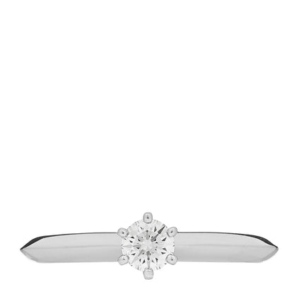 Tiffany Platinum Diamond .20ct Solitaire Engagement Ring 50 5.5 1 of 7