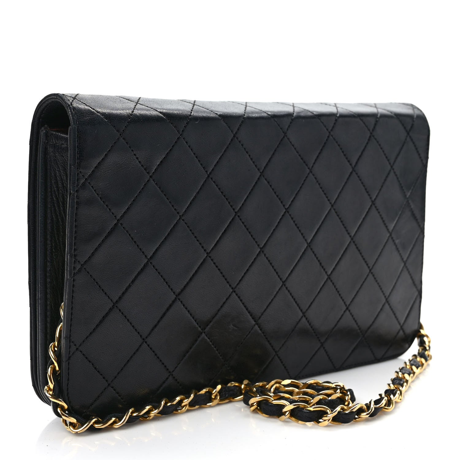 Chanel Lambskin Quilted Small Single Flap Black 3 of 11
