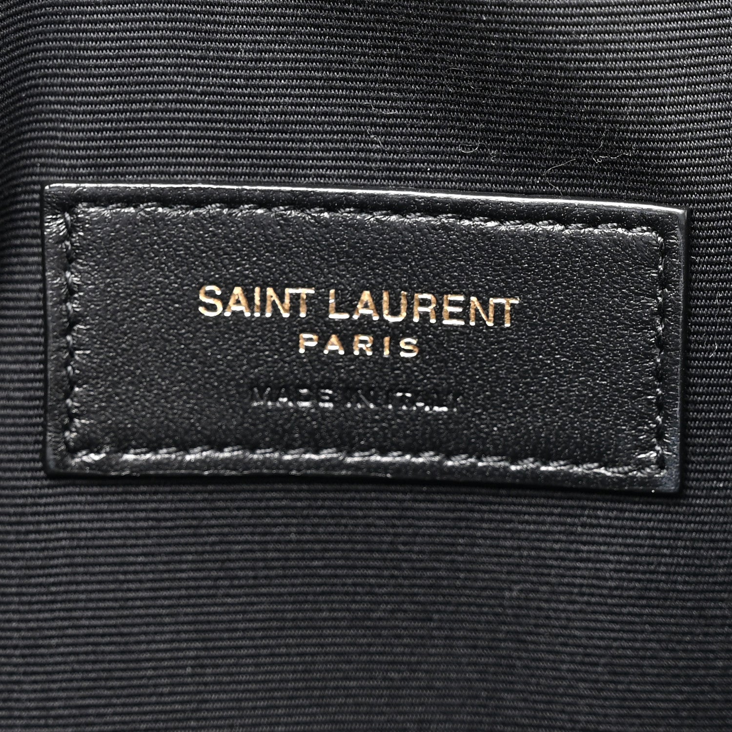 Saint Laurent Grain De Poudre Uptown Pouch Black 6 of 7