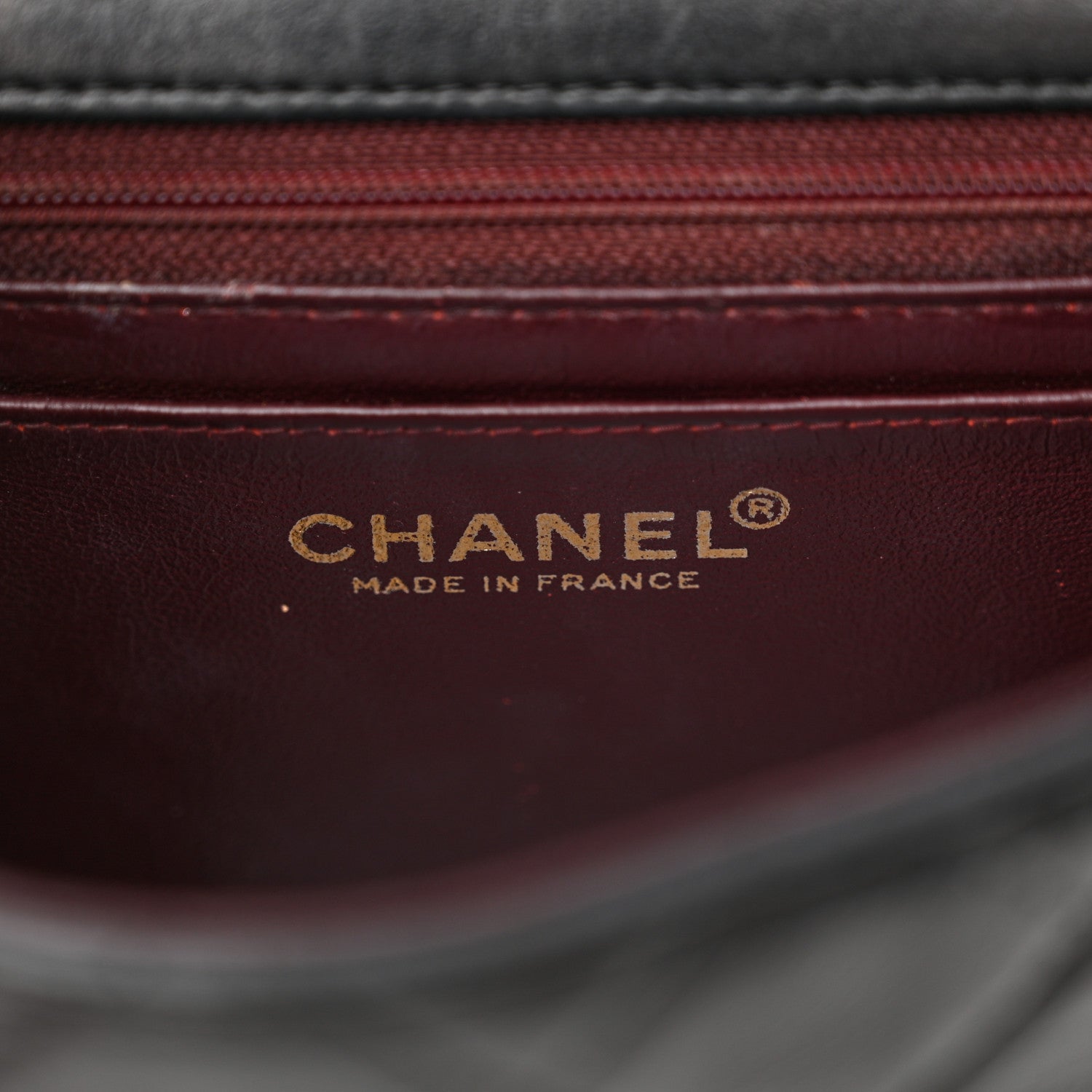 Chanel Lambskin Quilted Mini Square Flap Black 6 of 13