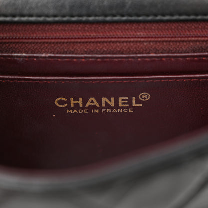 Chanel Lambskin Quilted Mini Square Flap Black 6 of 13