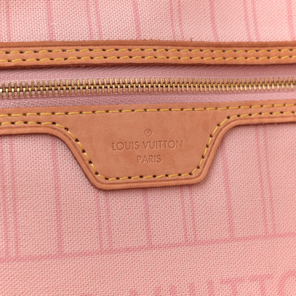 Louis Vuitton Damier Azur Neo Neverfull MM Rose Ballerine 6 of 11