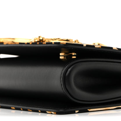 Dolce & Gabbana Satin Ocelot Printed DG Girls Phone Bag Black 18 of 19