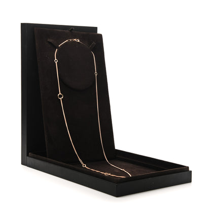 Hermes 18K Rose Gold Echappee Long Necklace 5 of 5