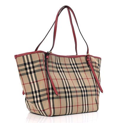 Burberry Horseferry Check Small Canterbury Tote Antique Rose 3 of 9