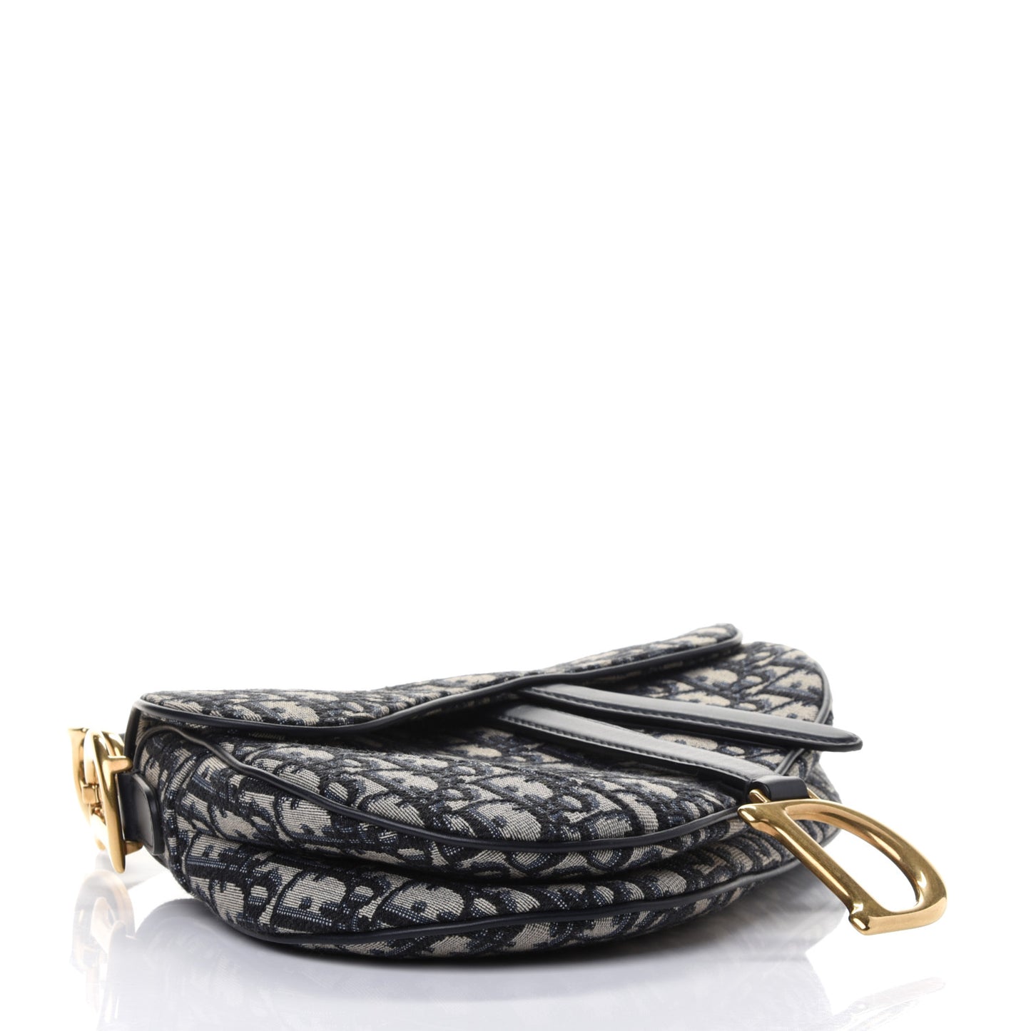 Oblique Mini Saddle Bag Blue