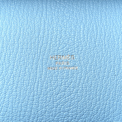 Hermes Taurillon Clemence Jypsiere 28 Bleu Du Nord 6 of 10