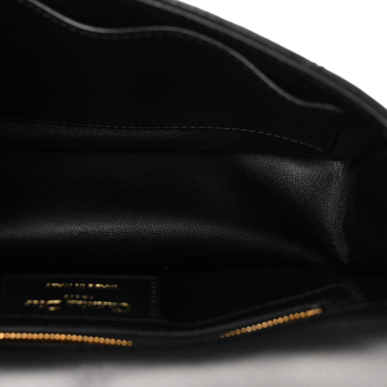 Christian Dior Lambskin Macrocannage Small Soft Dior Caro Bag Black 5 of 11