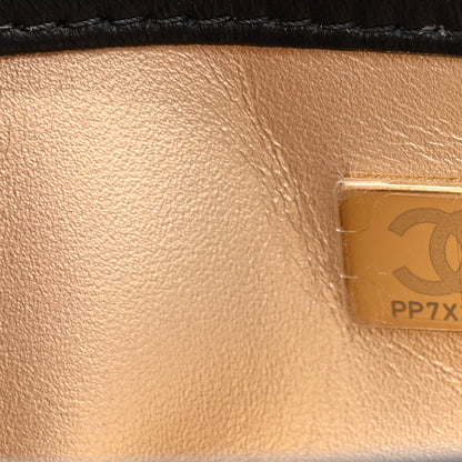 Chanel Lambskin Quilted CC Crystal Logo Chain Flap Black 7 of 12