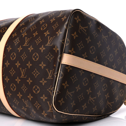 Louis Vuitton Monogram Keepall Bandouliere 55 8 of 9