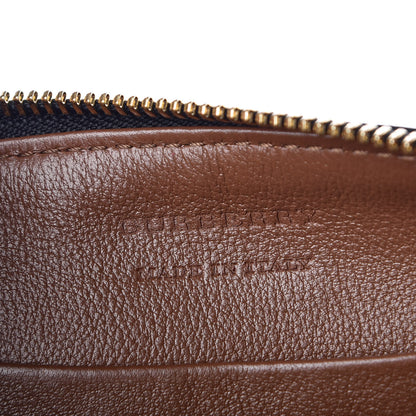 Burberry Horseferry Check Peyton Crossbody Clutch Bag Brown 6 of 6