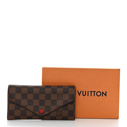 Louis Vuitton Damier Ebene Josephine Wallet Red 11 of 11