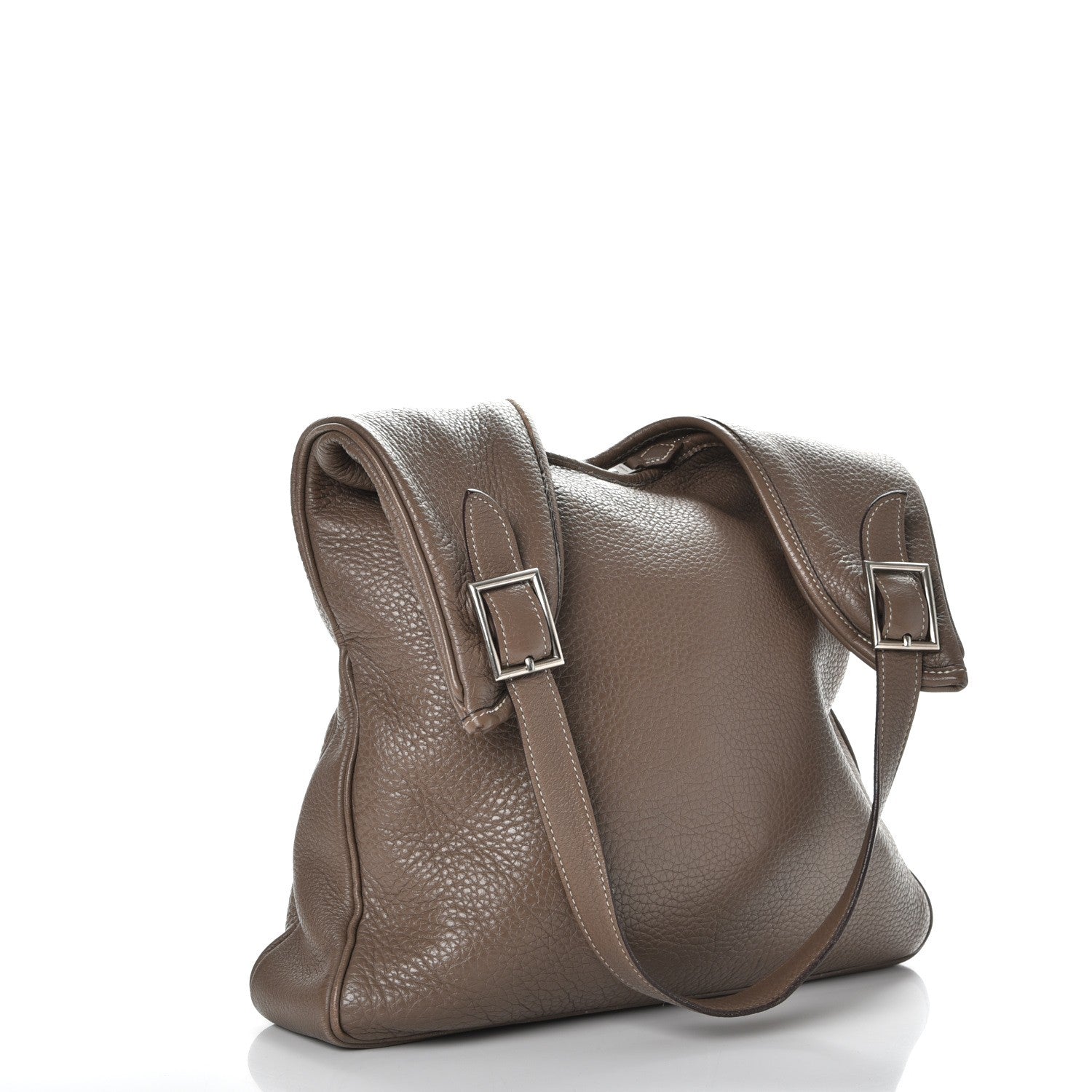 Hermes Taurillon Clemence Massai PM Etoupe 4 of 13