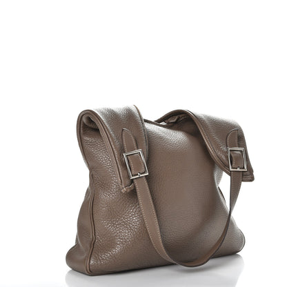 Hermes Taurillon Clemence Massai PM Etoupe 4 of 13