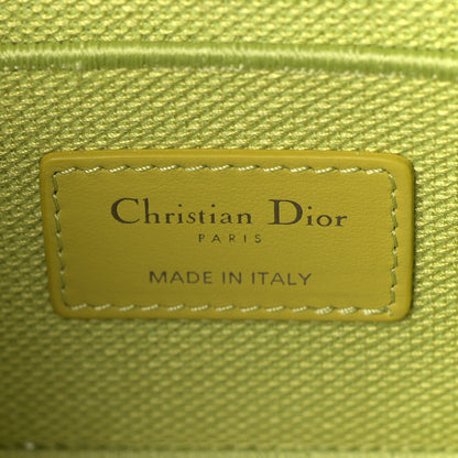 Christian Dior Canvas Embroidered Toile De Jouy Small Travel Vanity Case Green 5 of 7