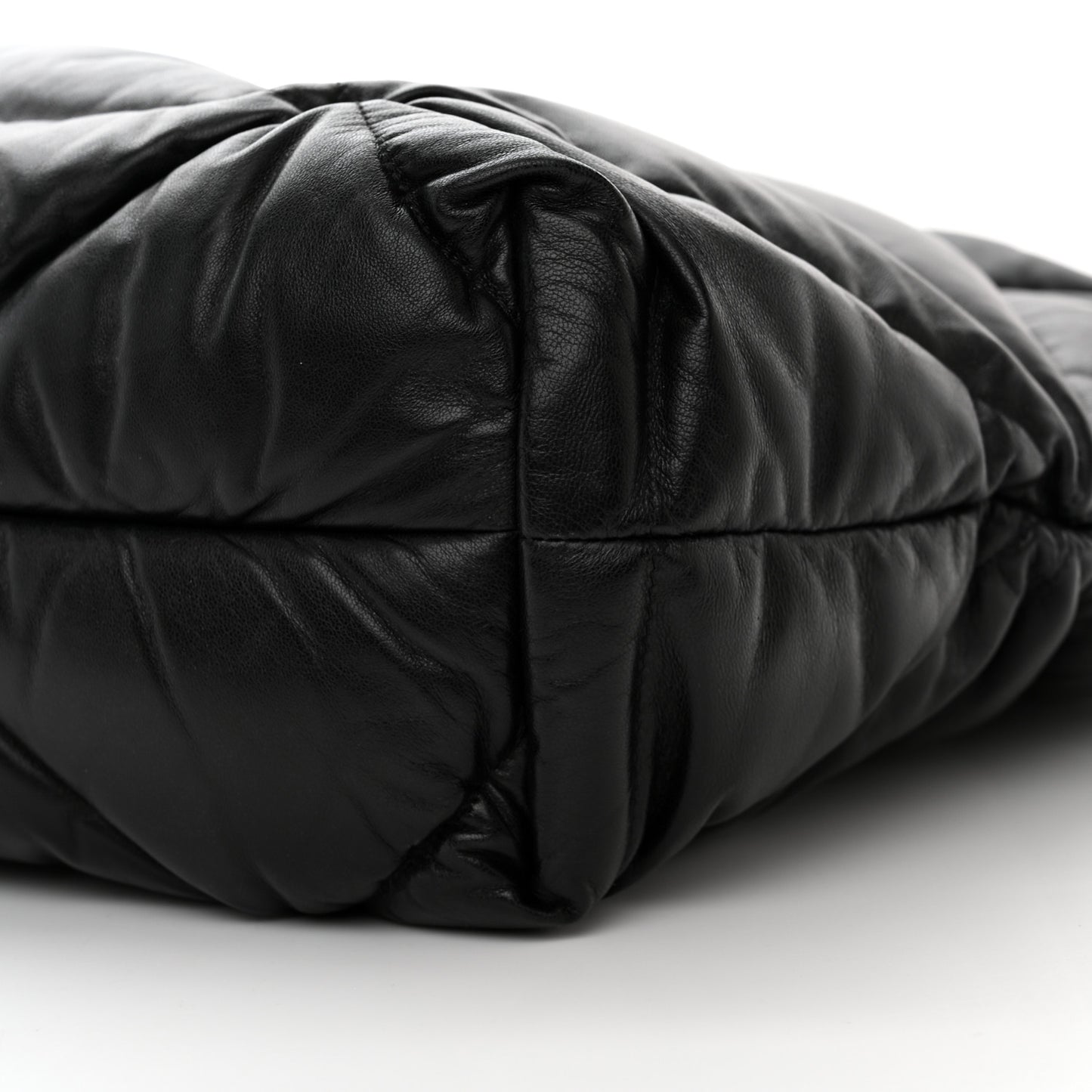 Nappa Padded System Tote Bag Black