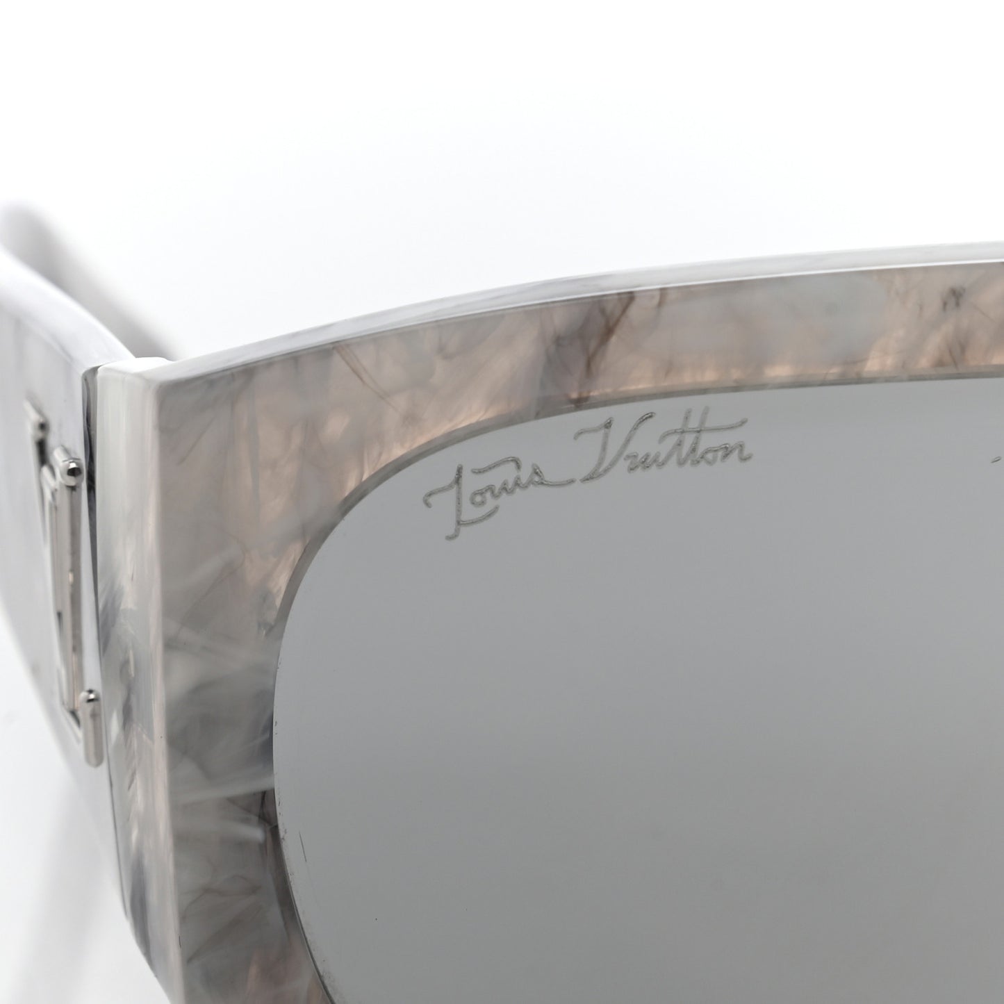 Acetate Selby Sunglasses Z1248E White Marble