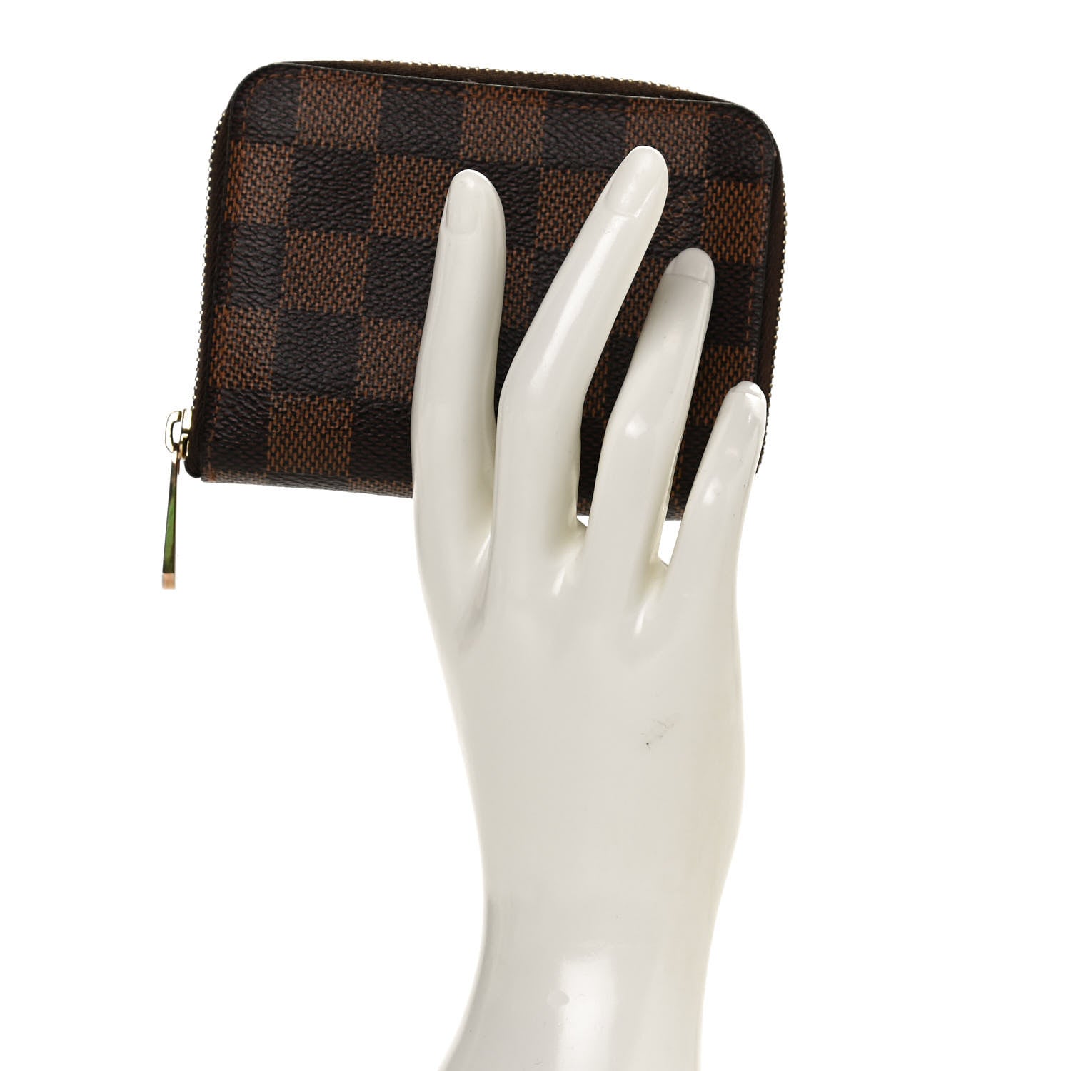 Louis Vuitton Damier Ebene Zippy Coin Purse 2 of 9