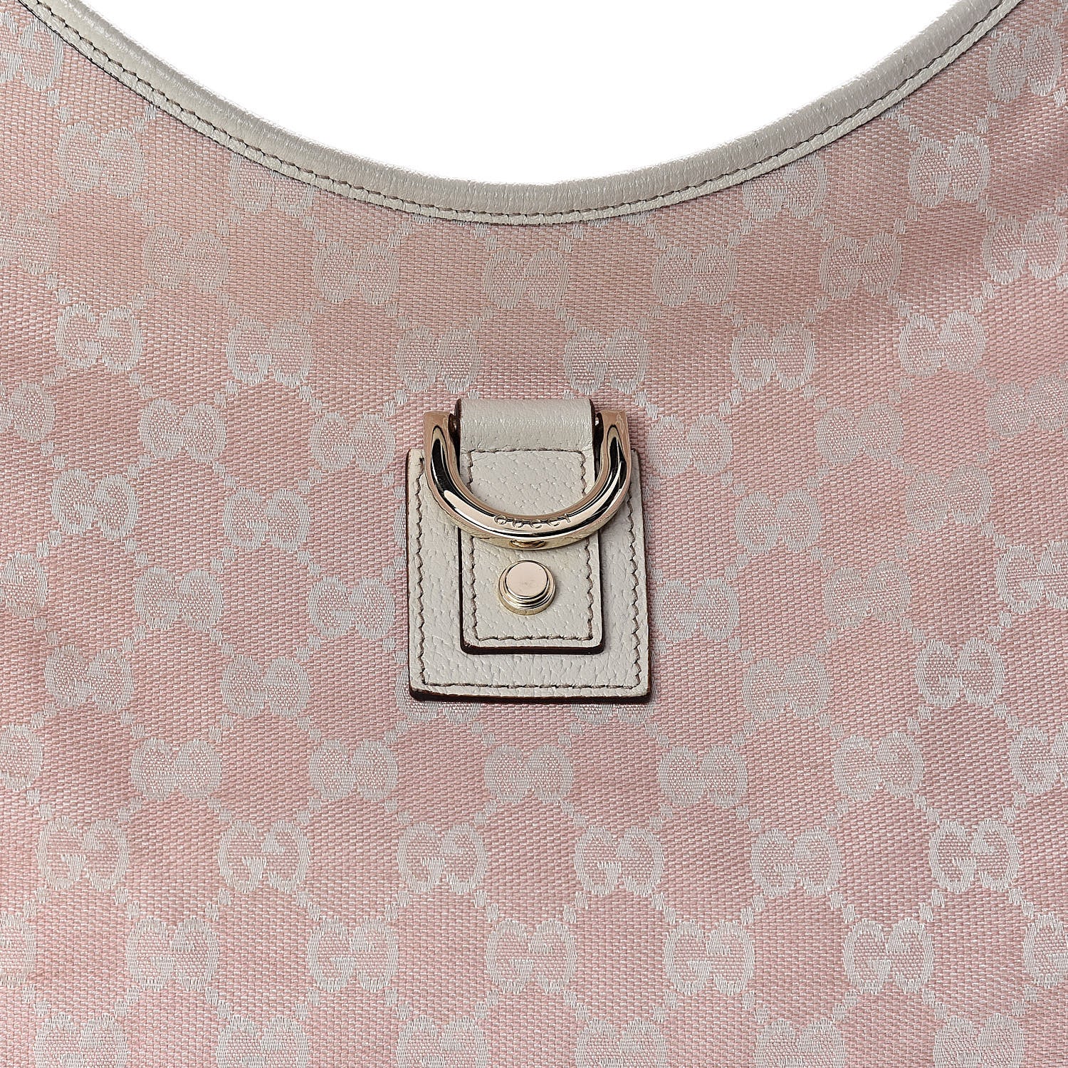 Gucci Monogram Large Abbey D Ring Hobo Pink 8 of 13
