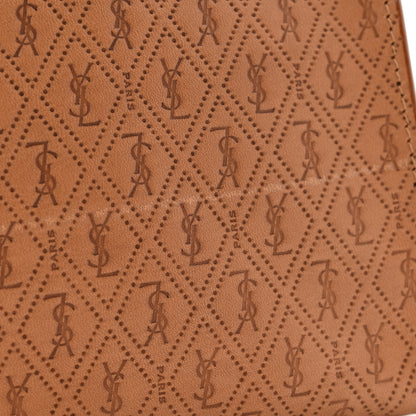 Saint Laurent Calfskin Monogram Deli Paper Bag Vintage Beige 9 of 10