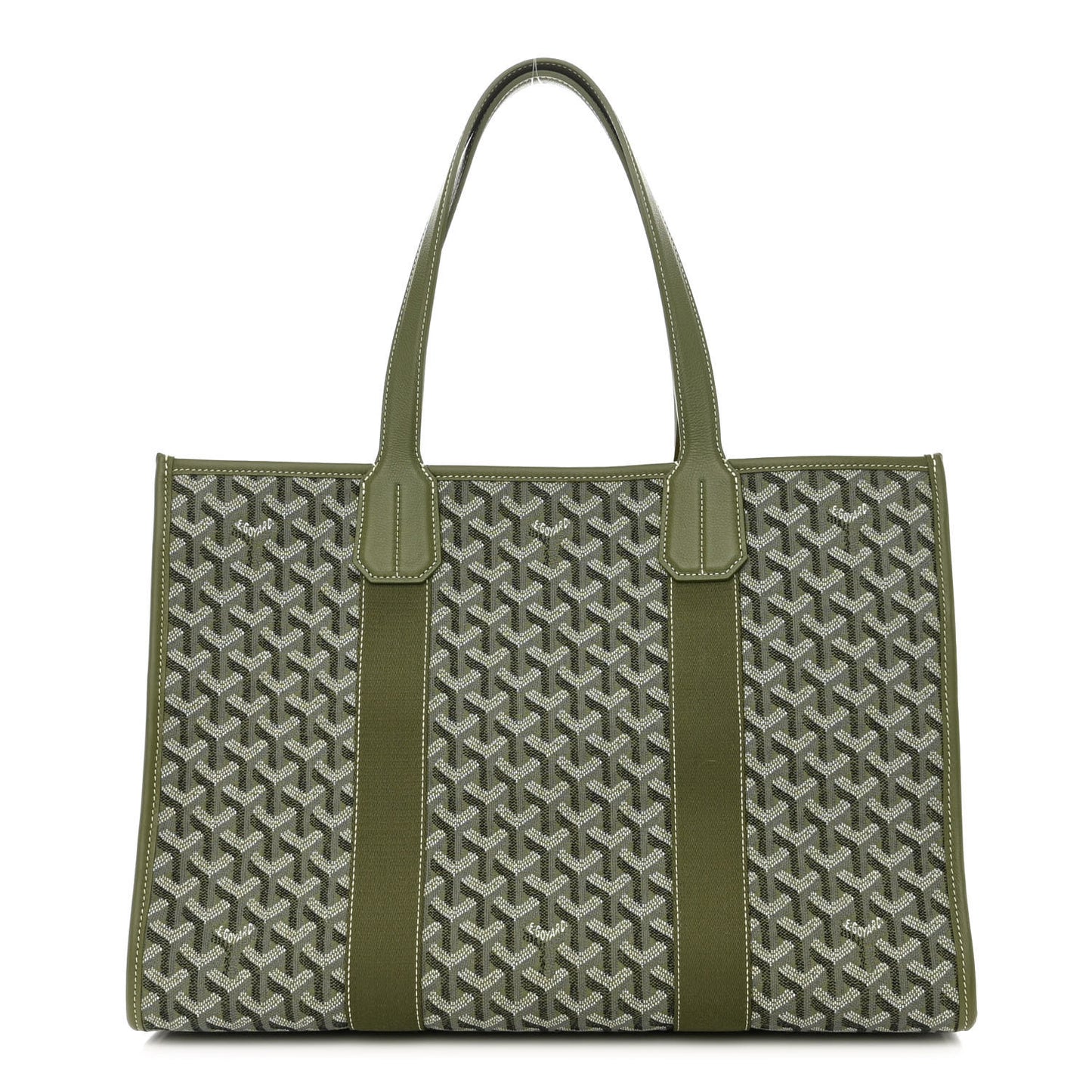 Goyardine Villette MM Tote Khaki