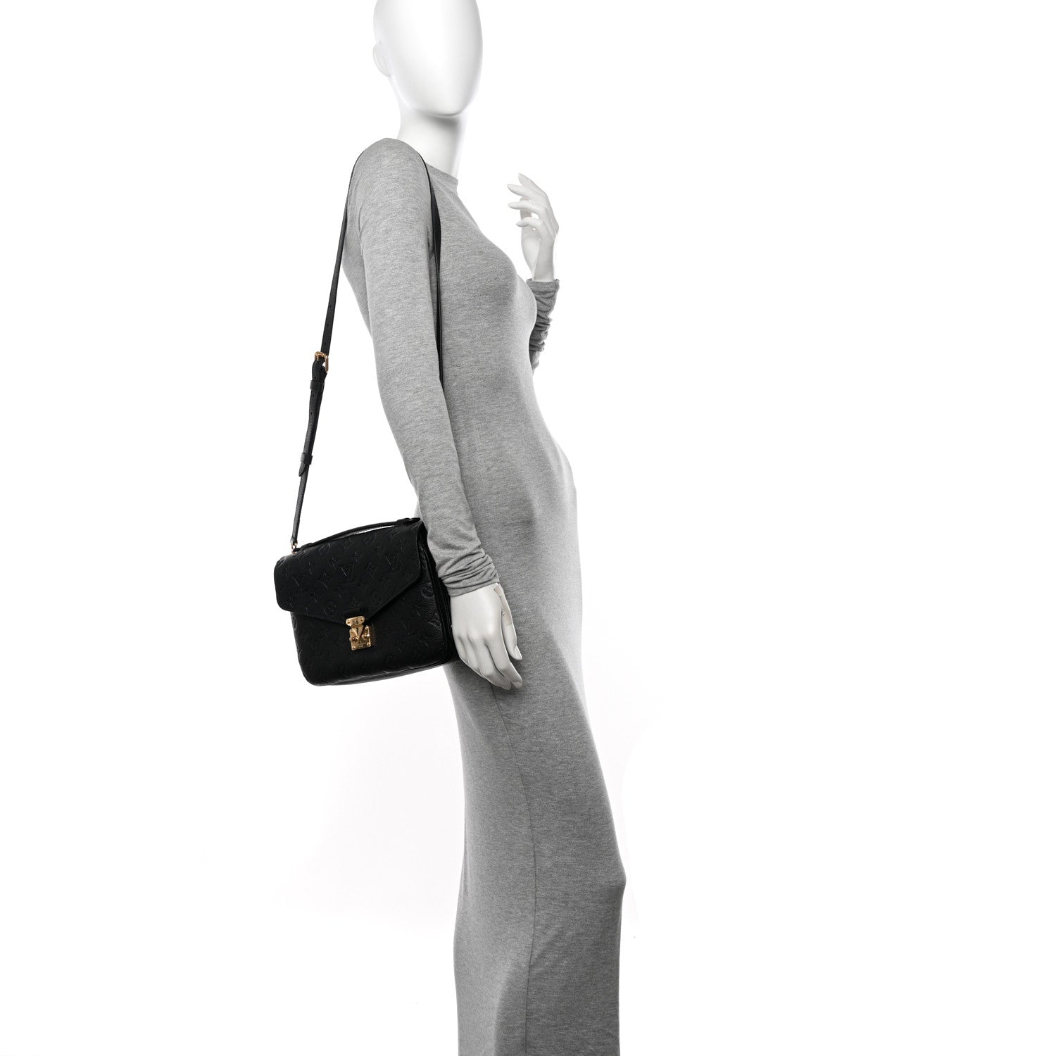Louis Vuitton Empreinte Pochette Metis Black 2 of 16