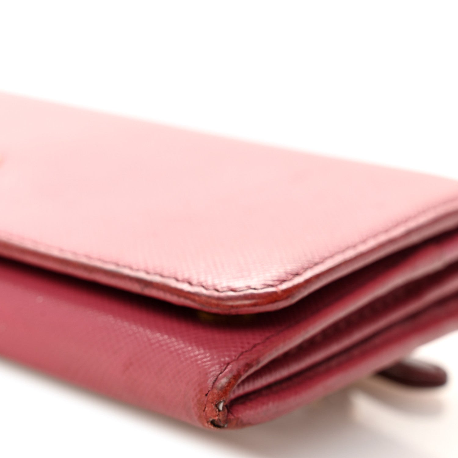 Prada Saffiano Metal Continental Flap Wallet Bruyere 8 of 9