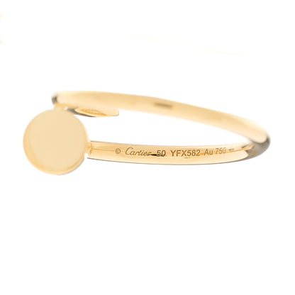 Cartier 18K Yellow Gold Small Juste Un Clou Ring 50 5.25 4 of 5