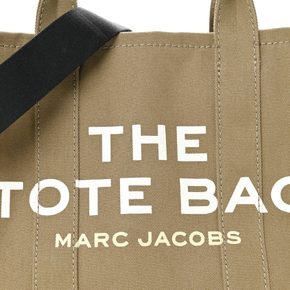 Marc Jacobs Cotton Canvas Medium The Traveler Tote Bag Slate Green 8 of 14