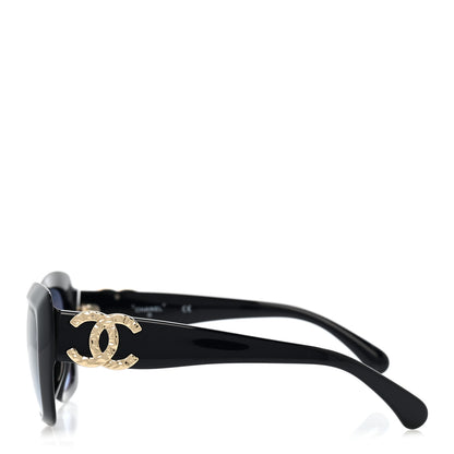 Chanel Acetate Square Sunglasses 71395A Navy 3 of 9